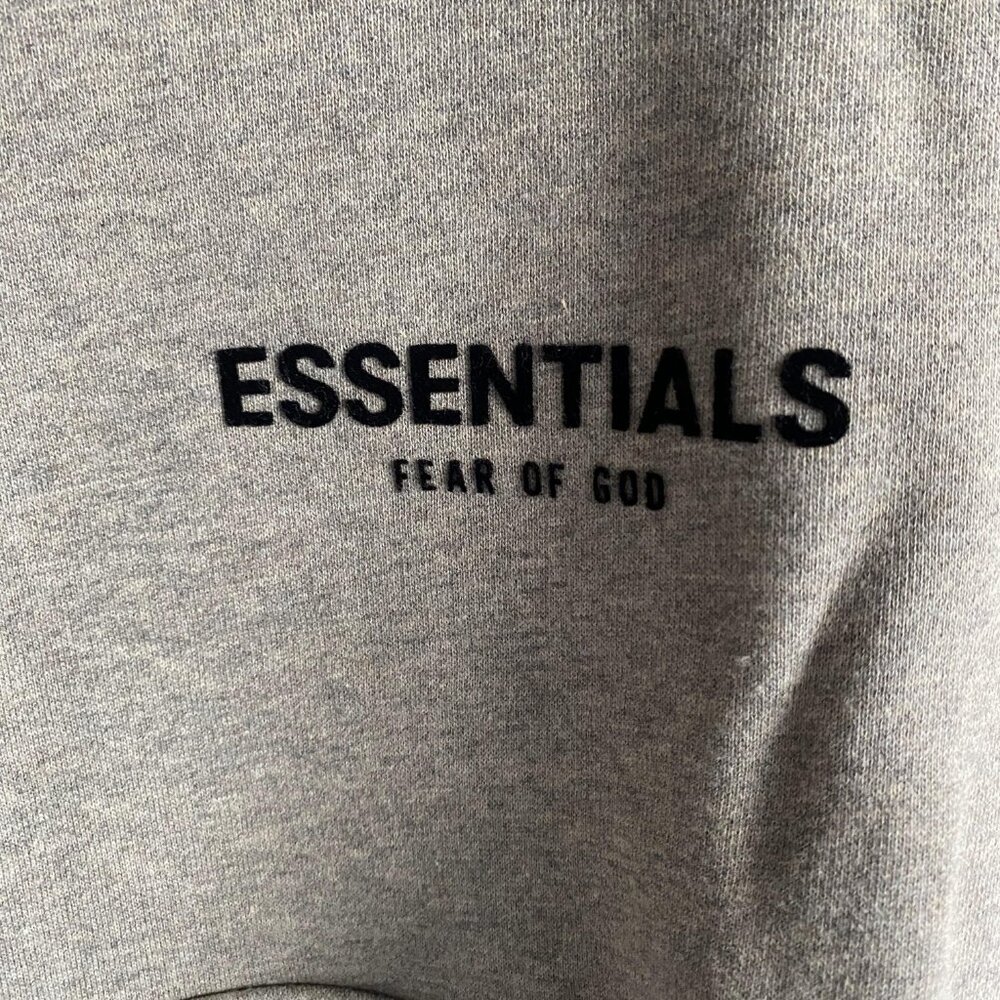 Fear of God Essentials Hoodie Dark Oatmeal - Picture 7 of 9